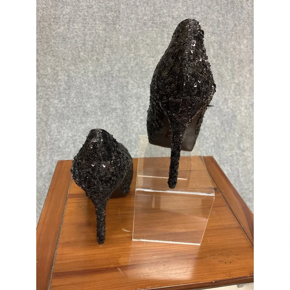 Bakers black sequin